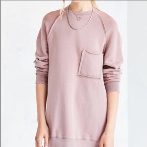 BDG Mauve sweatshirt with pocket seams